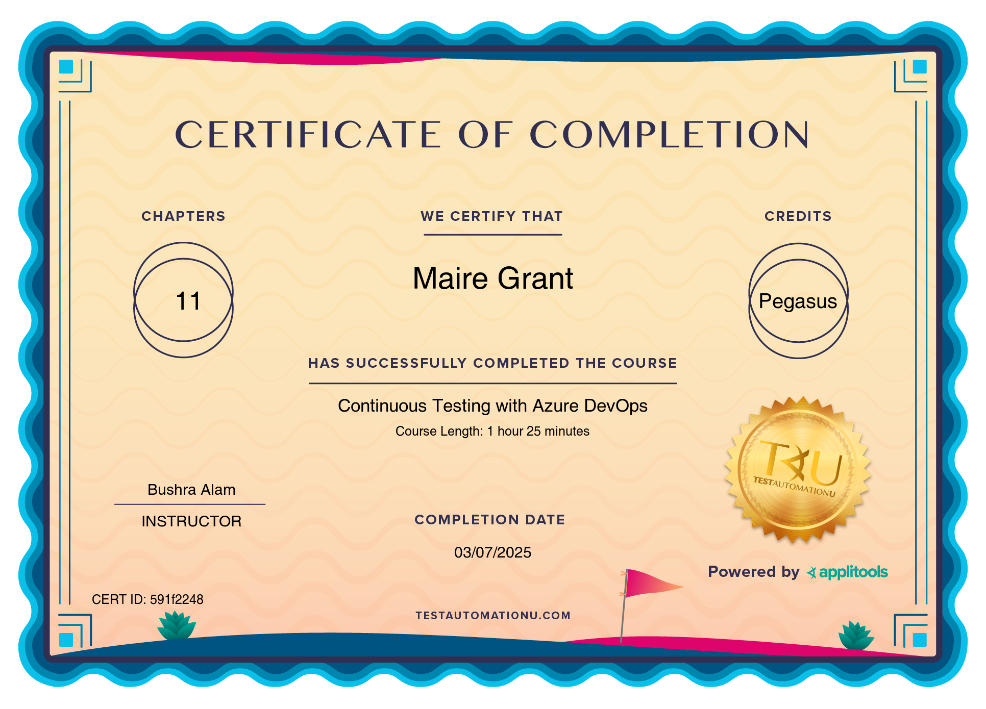 TestCertificate