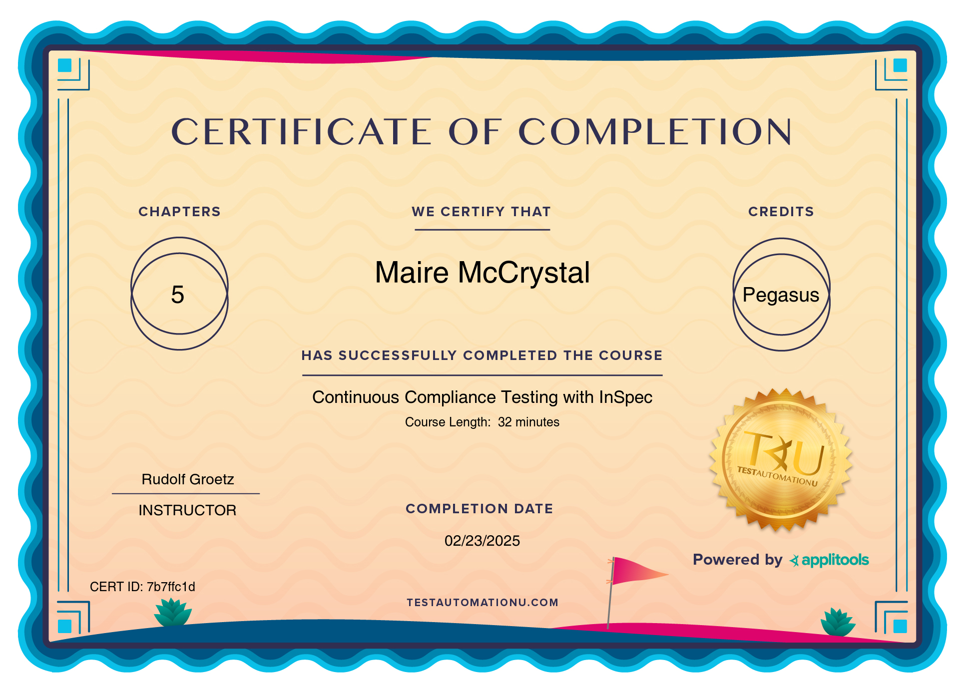 TestCertificate
